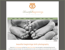 Tablet Screenshot of cincinnatibirthphotography.com